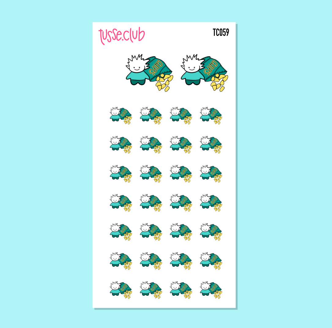 TUSSE CHIPS - functional stickers