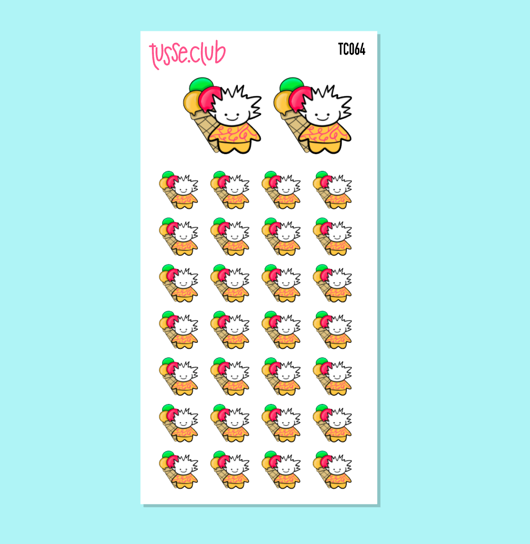 TUSSE ICE CREAM - functional stickers