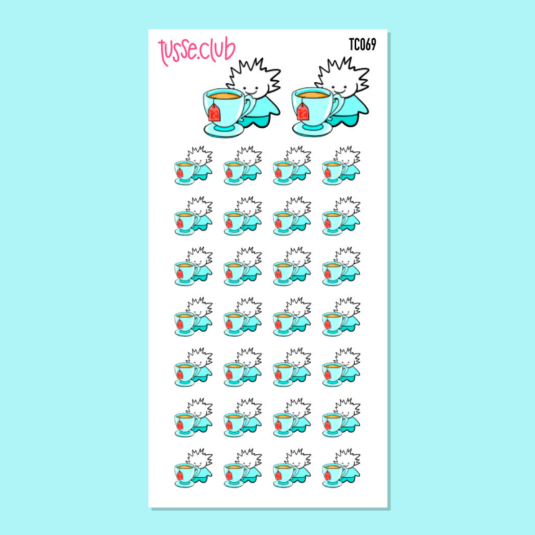 TUSSE TEA - functional stickers