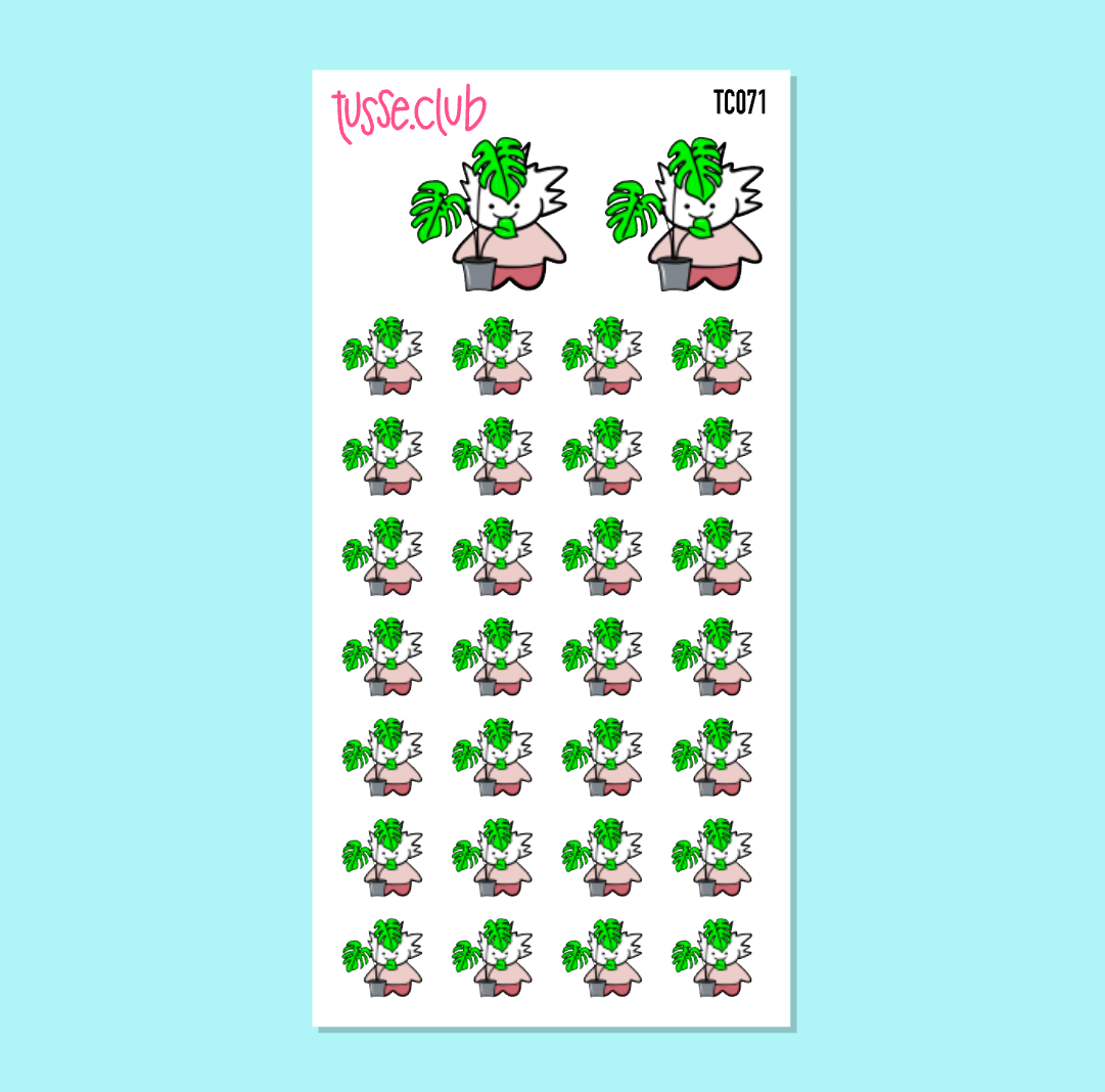TUSSE MONSTERA - functional stickers