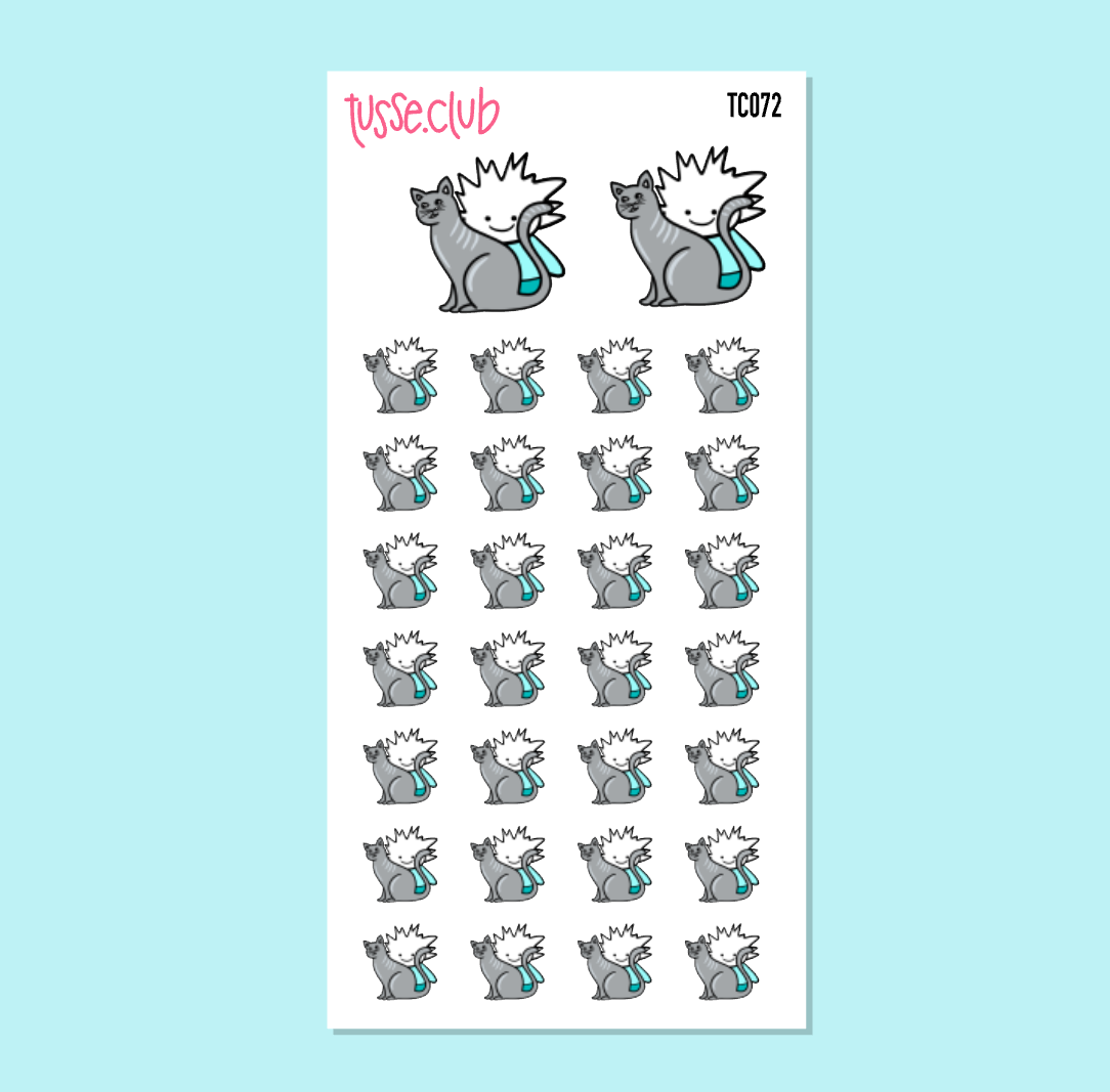 TUSSE CAT - functional stickers