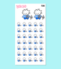 TUSSE WEIGHT LIFTING - functional stickers