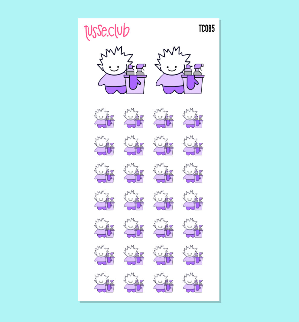 TUSSE CLEANING - functional stickers