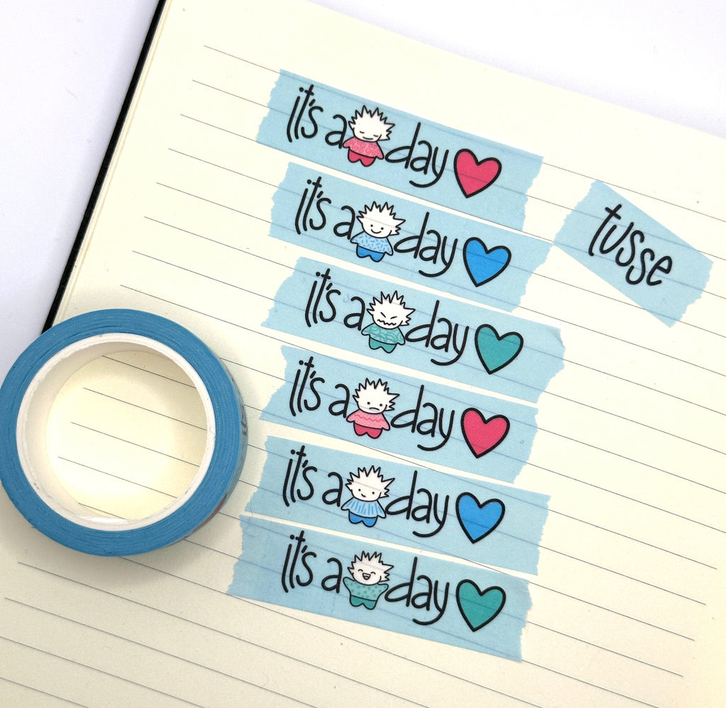 TUSSE WASHI TAPE - it´s a ... day - mood