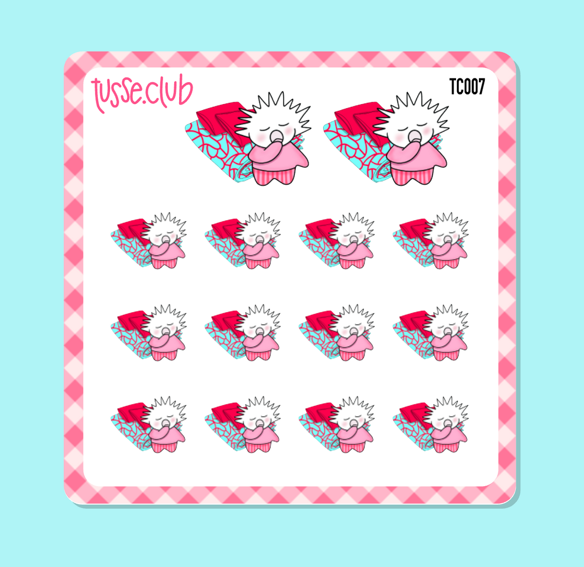 TUSSE - bed time - icon stickers