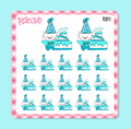 TUSSE - birthday cake - icon stickers