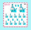 TUSSE - birthday gift - icon stickers