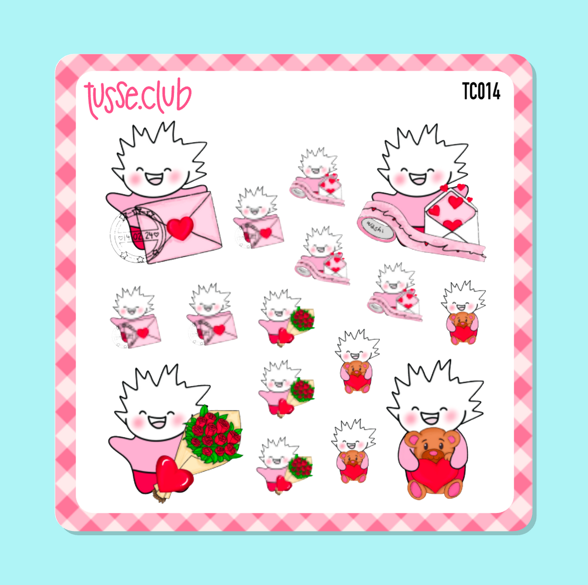 TUSSE - be my valentine - icon stickers