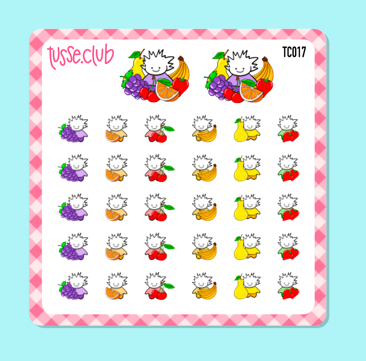 TUSSE - fruits - icon stickers