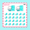TUSSE - my day - icon stickers
