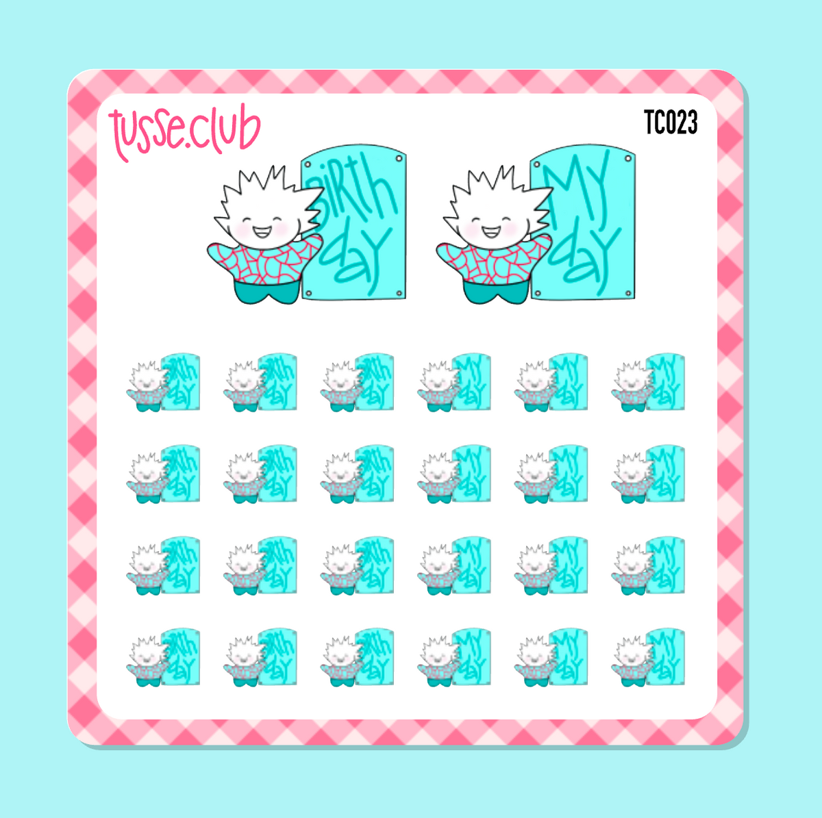 TUSSE - my day - icon stickers