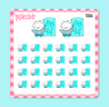 TUSSE - work day - icon stickers