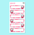 TUSSE LARGE LABELS - functional stickers