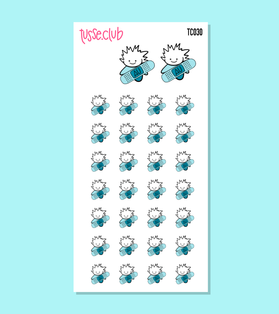 TUSSE BAND AID - functional stickers