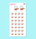 TUSSE ROLLING PIN - functional stickers
