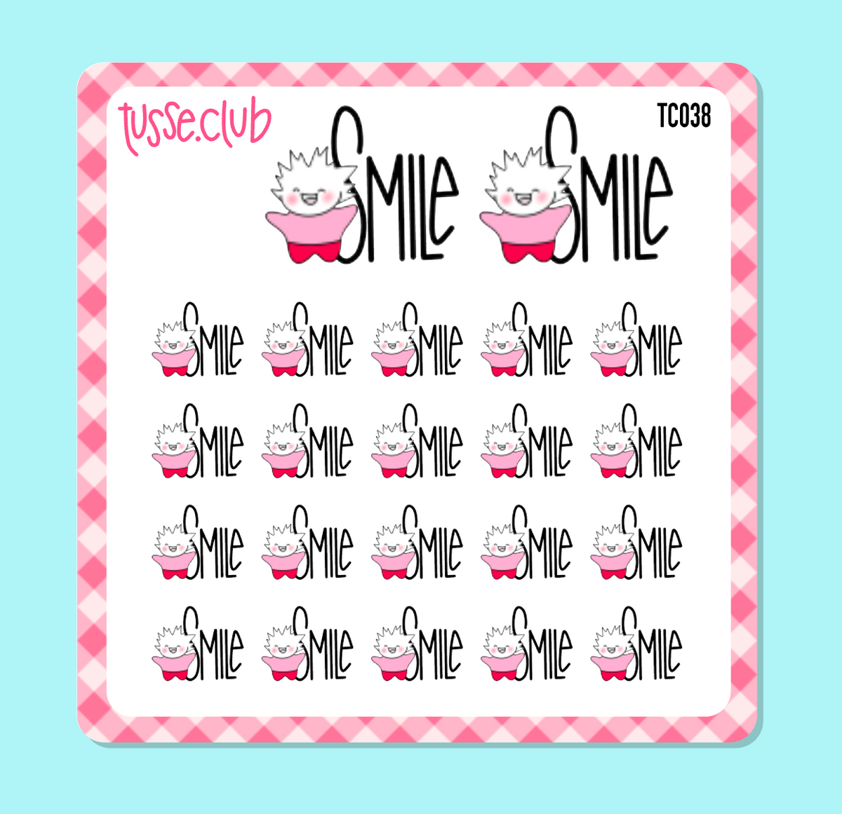 TUSSE - smile - icon stickers