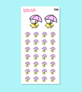 TUSSE UMBRELLA/RAIN - functional stickers