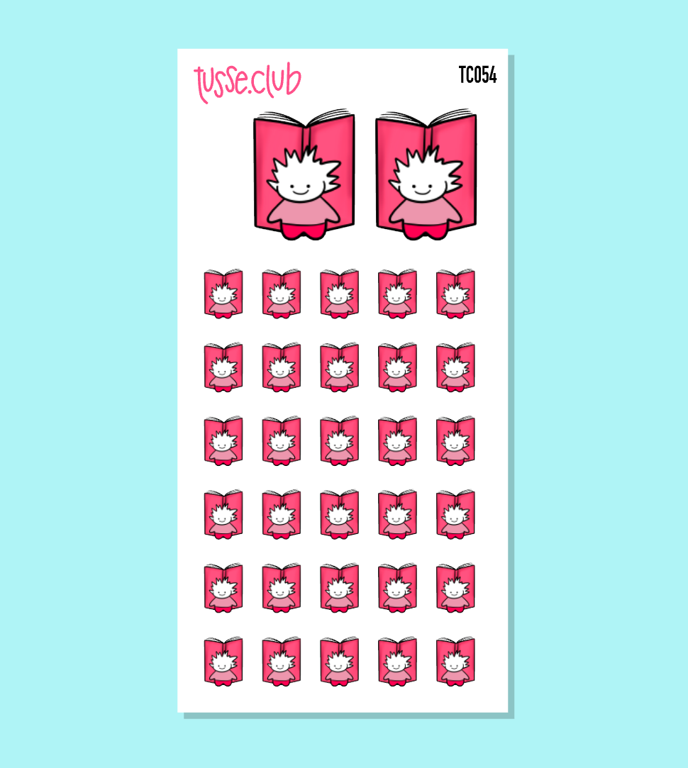 TUSSE OPEN BOOK - functional stickers