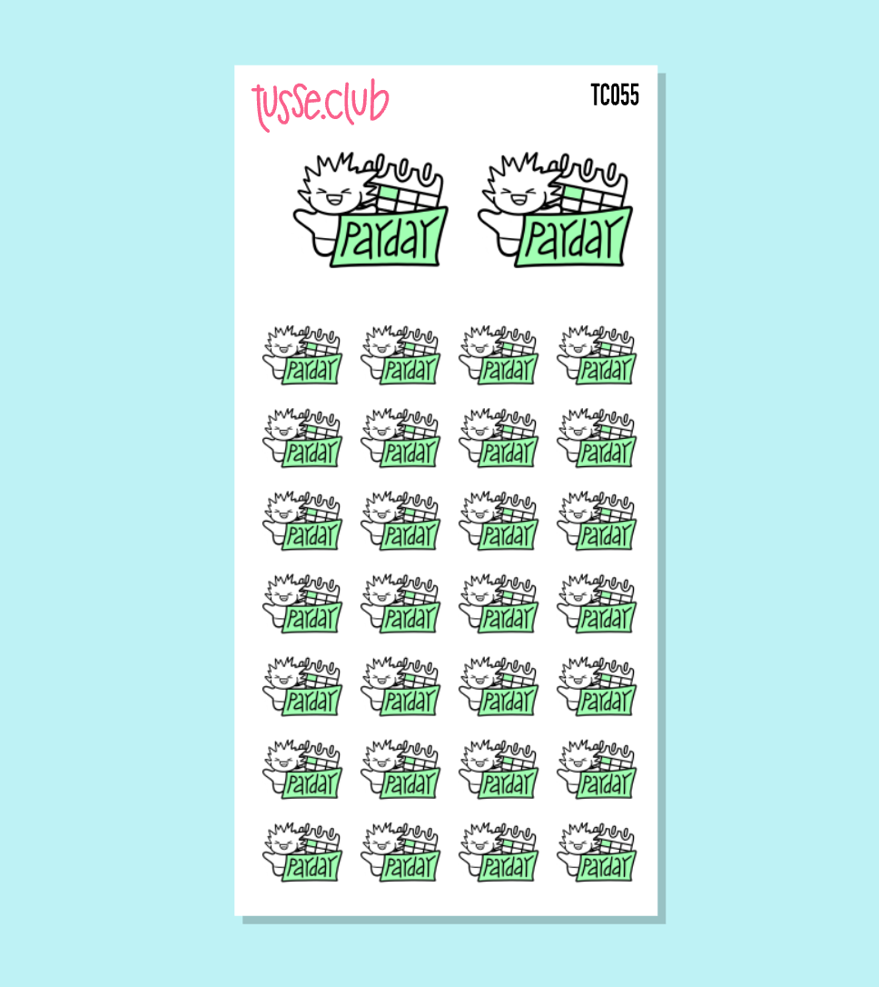 TUSSE PAYDAY - functional stickers