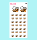 TUSSE COFFEE TO GO - functional stickers