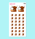 TUSSE HIGHLAND COW - functional stickers