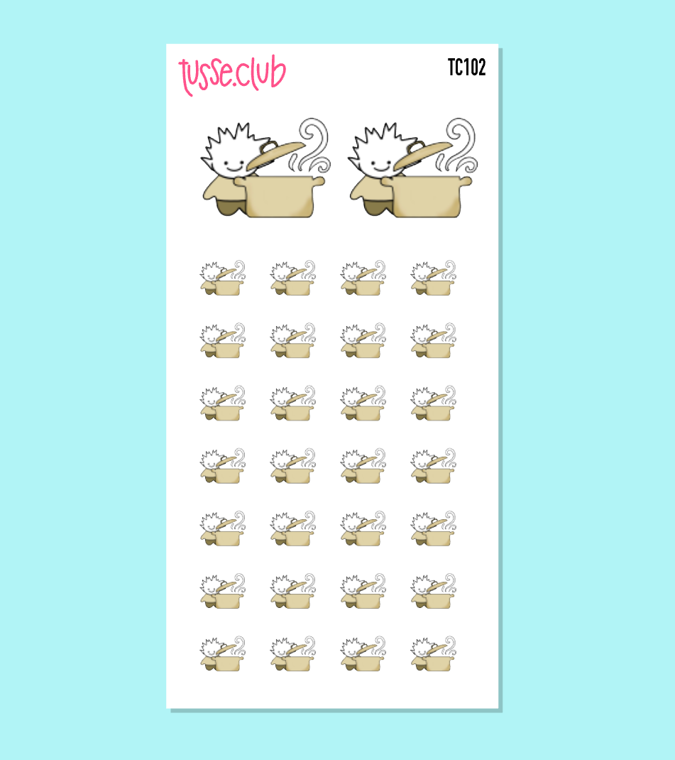 TUSSE CASSEROLE - functional stickers