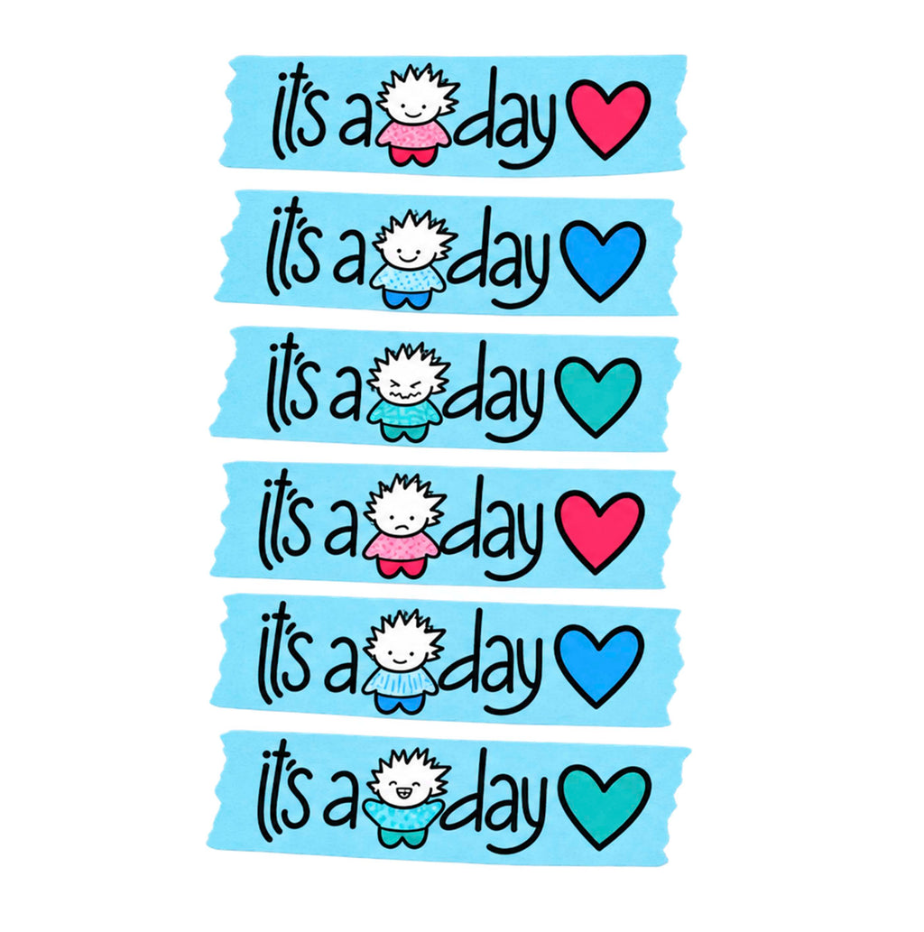 TUSSE WASHI TAPE - it´s a ... day - mood