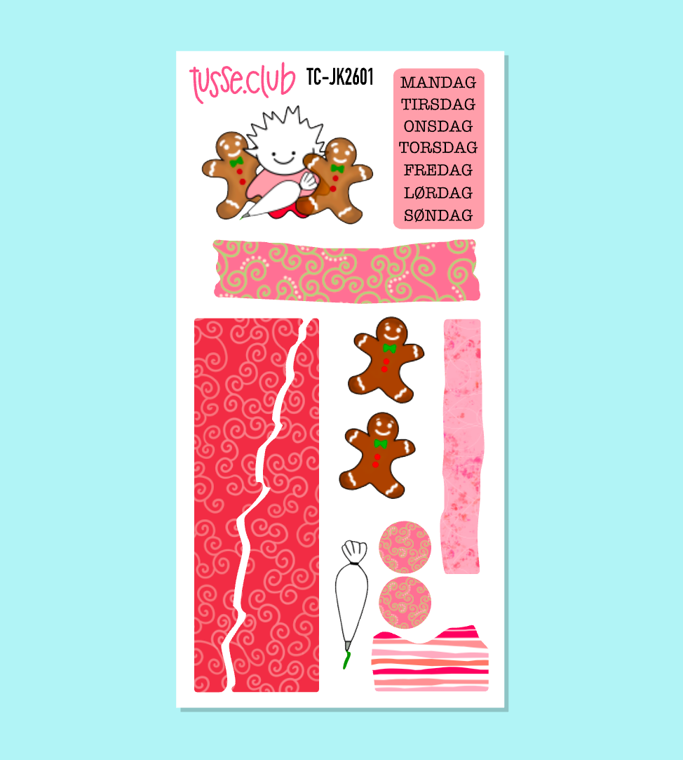TUSSE - Gingerbread Journaling Kit