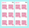 TUSSE 2027 CALENDAR ENGLISH 2 sheets