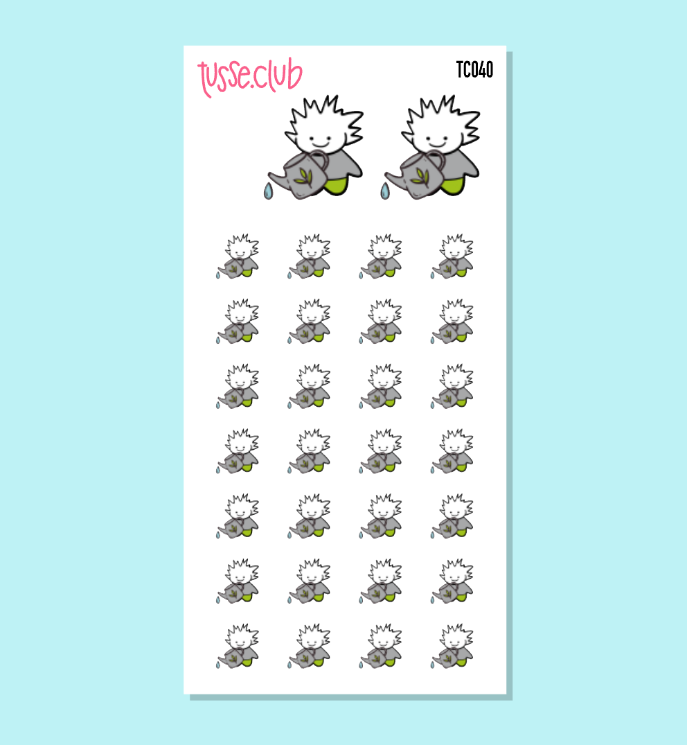 TUSSE WATERING PLANTS - functional stickers