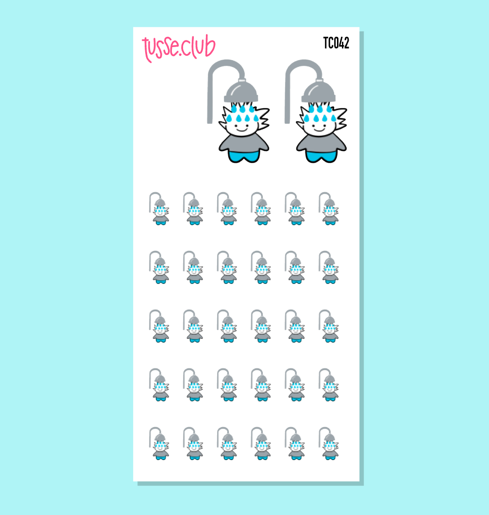 TUSSE SHOWER - functional stickers