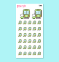 TUSSE TRAIN/TUBE - functional stickers