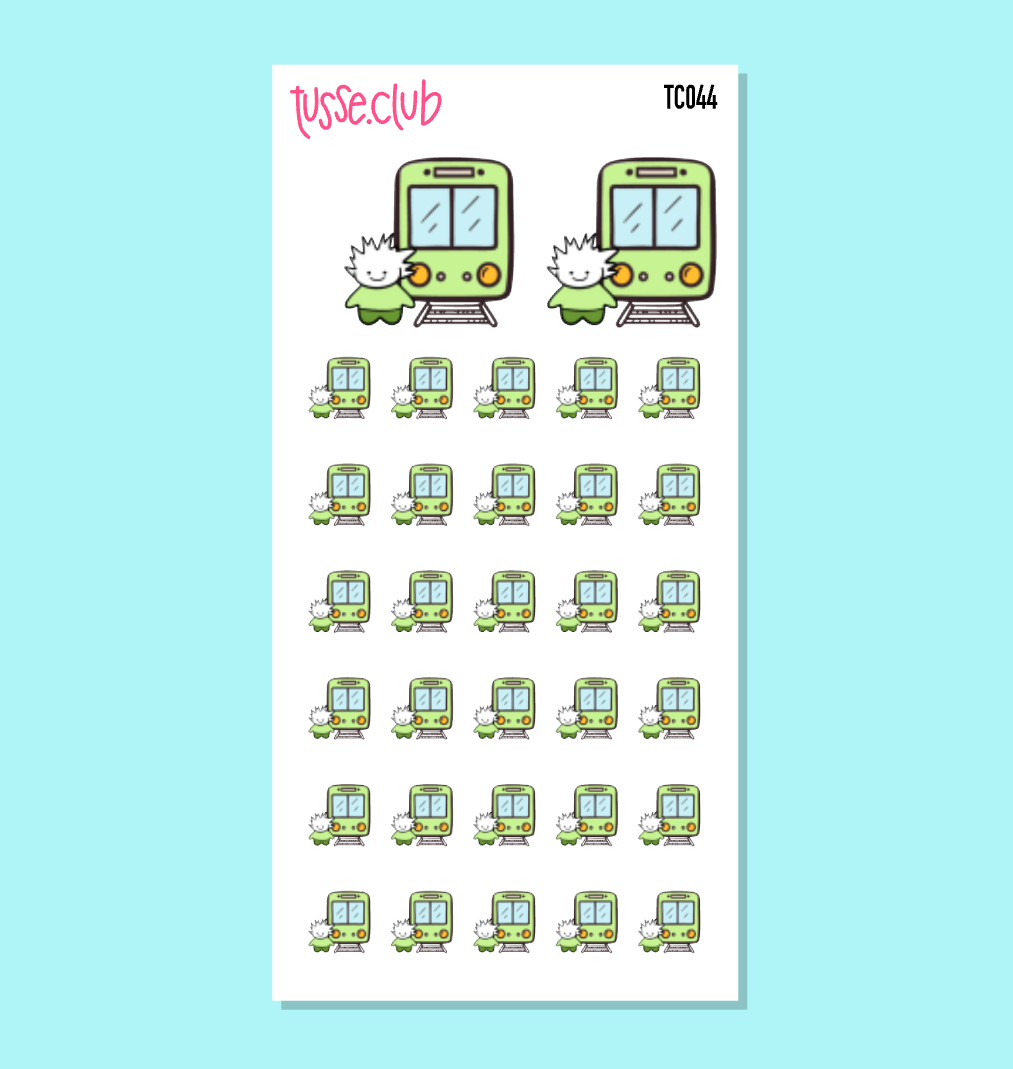 TUSSE TRAIN/TUBE - functional stickers