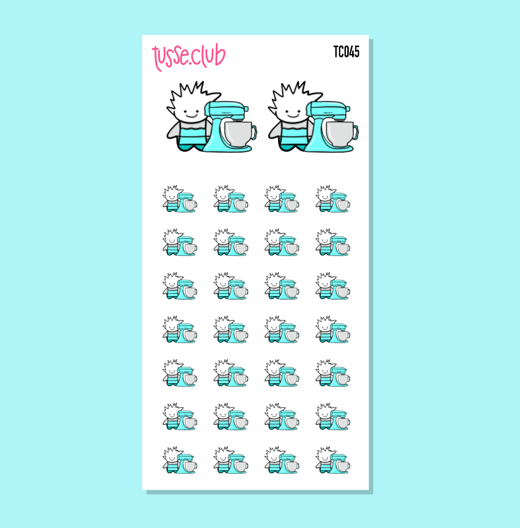 TUSSE BAKING MACHINE - functional stickers