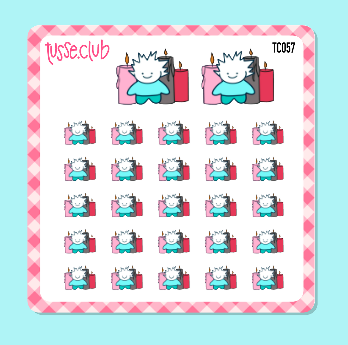 TUSSE - candles - icon stickers