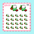 TUSSE - picking lingonberry - icon stickers