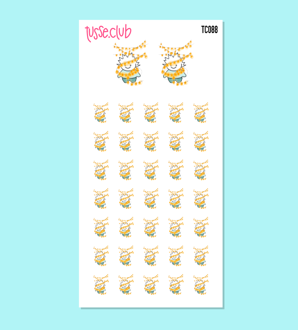 TUSSE STRING LIGHTS - functional stickers