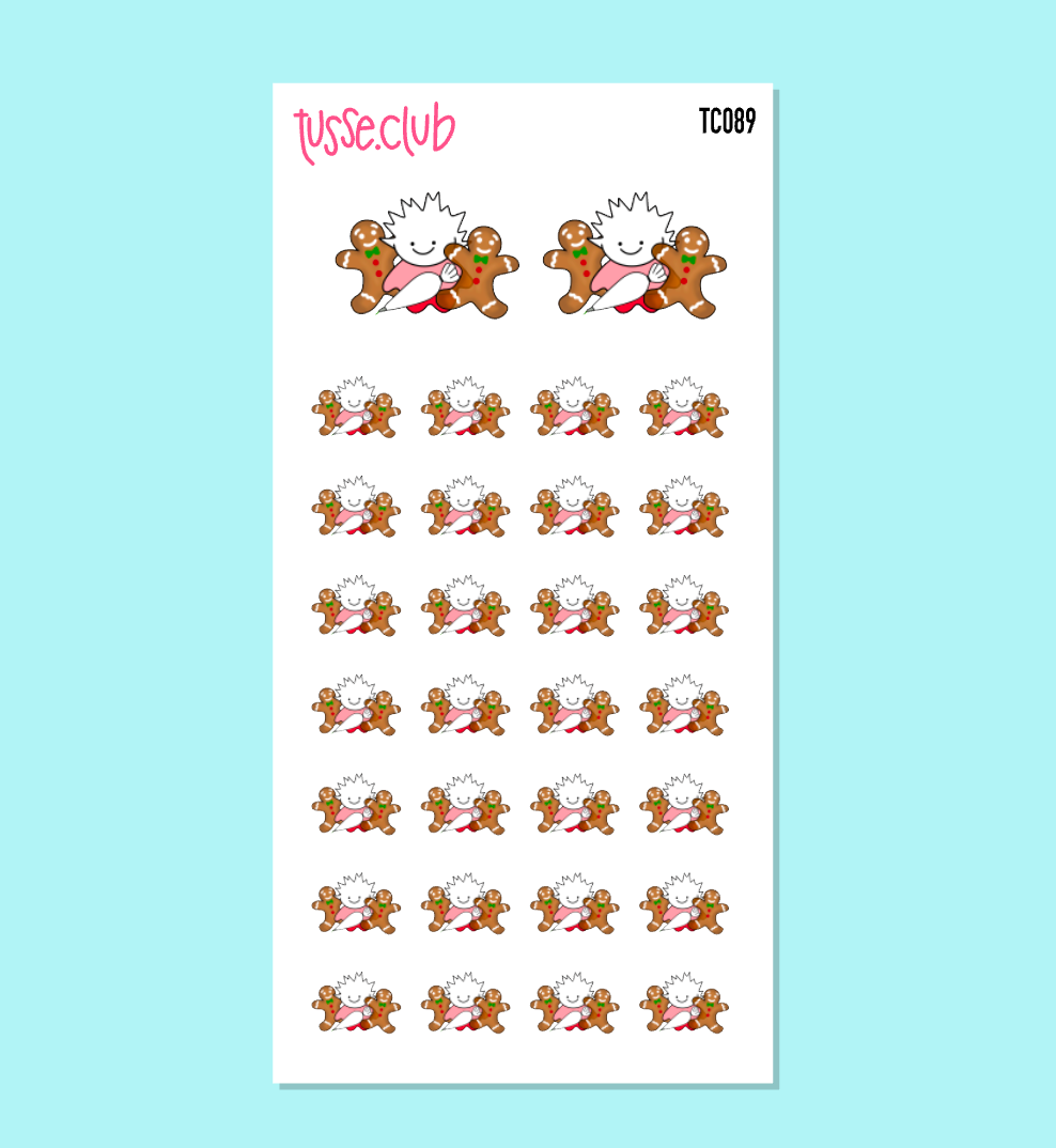 TUSSE GINGERBREAD - functional stickers