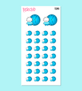 TUSSE CLOCK/TIME - functional stickers