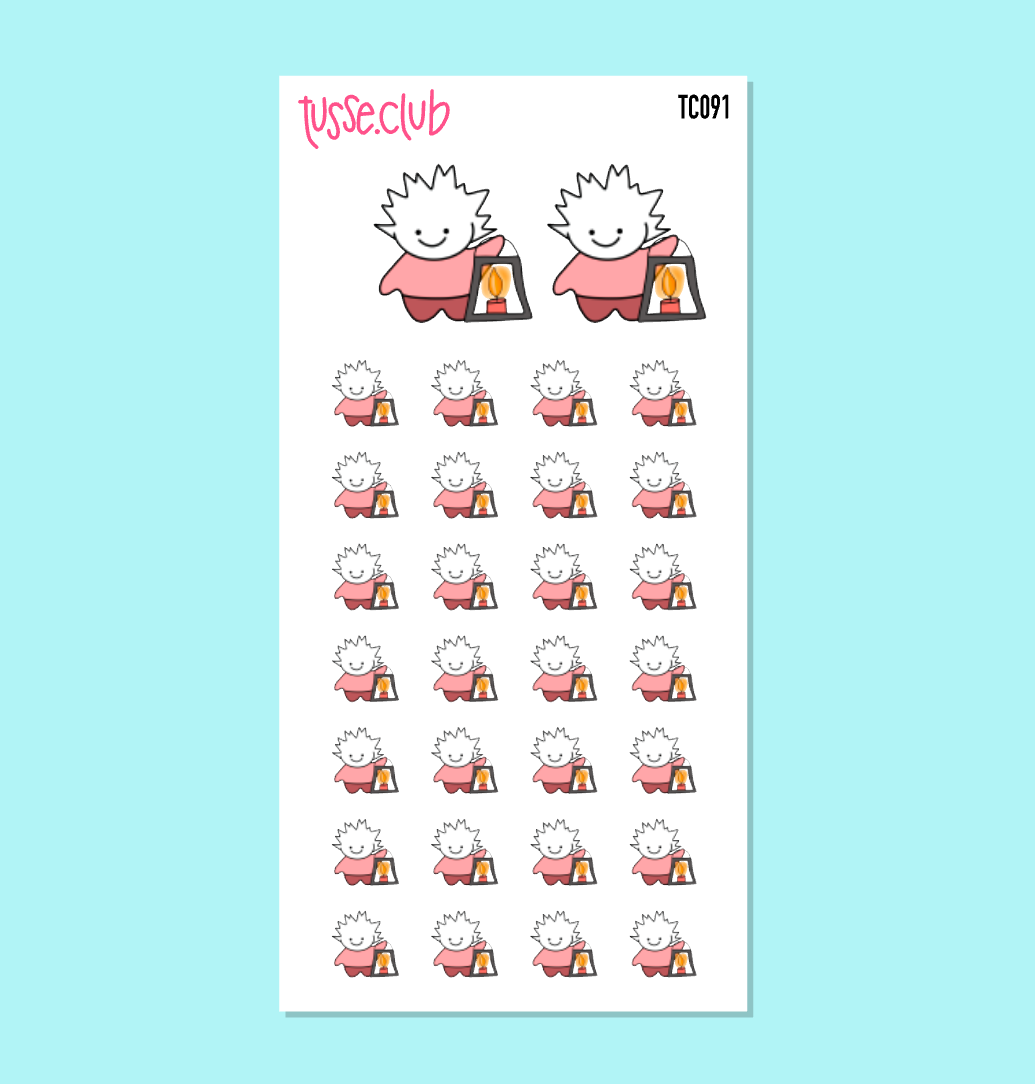 TUSSE LANTERN - functional stickers
